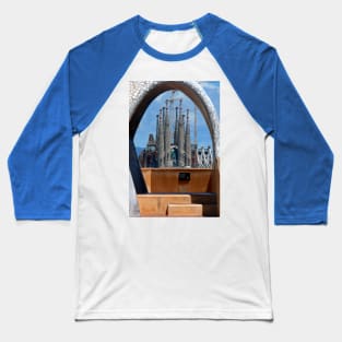 Sagrada Familia Barcelona Catalonia Spain Baseball T-Shirt